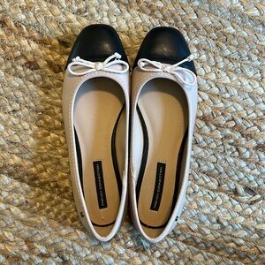 French Connection 2-Tone ballet flats, US 7.5